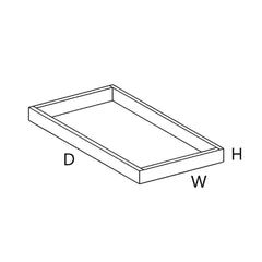 Wolf Classic Dartmouth White Paint Pull Out Shelf {Shipped Loose}