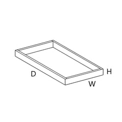 Wolf Classic Grantley White Paint Install One 24"D Pull Out Shelf w/SC