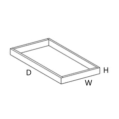 Wolf Classic Dartmouth Honey Stain Install One 21"D Pull Out Shelf w/SC