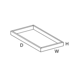 Wolf Classic Dartmouth Dark Sable Stain Install One 21"D Pull Out Shelf w/SC