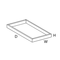 Wolf Classic Dartmouth 5-piece White Paint Install One Pull Out Shelf w/ Soft Close