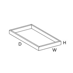 Wolf Classic Dartmouth 5-piece White Paint Install One 21"D Pull Out Shelf w/SC