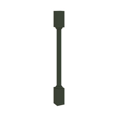 Modernform Cabinet Slim Sage Green 3" W X 34 1/2" H X 3" D Turn Post