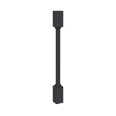 Modernform Cabinet Onyx Black Shaker 3" W X 34 1/2" H X 3" D Turn Post