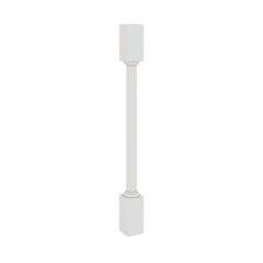 Modernform Cabinet White Shaker 3" W X 34 1/2" H X 3" D Turn Post