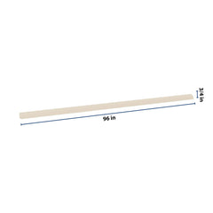 J&K Pearl Glazed H9 96" W Quarter Round Molding