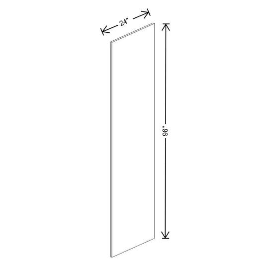 Fabuwood Quest Discovery Frost 3/4" W X 96" H X 24" D End Panel