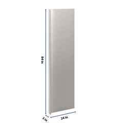 CNC Luxor 5-Piece Misty Grey 3" W X 84" H X 24" D Refrigerator End Panel