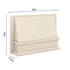 J&K Pearl Glazed H9 Range Wood Hood 36" W x 24" H