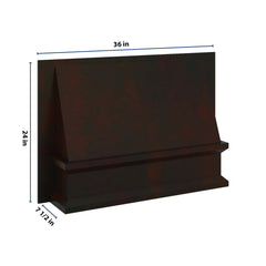 J&K Espresso K8 Range Wood Hood 36" W x 24" H
