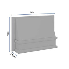 J&K Castle Grey S5 Range Wood Hood 36" W x 24" H