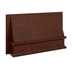 J&K Mahogany J5 Range Wood Hood 42" W x 24" H