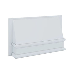 J&K White Shaker S8 Range Wood Hood 42" W x 24" H
