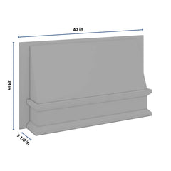 J&K Castle Grey S5 Range Wood Hood 42" W x 24" H