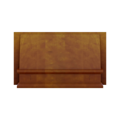 J&K Mocha Glazed K10 Range Wood Hood 42" W x 24" H