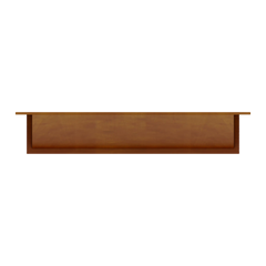 J&K Mocha Glazed K10 Range Wood Hood 42" W x 24" H