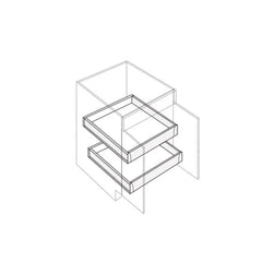 Fabuwood Illume Catalina Bianco Matte, Roll Out