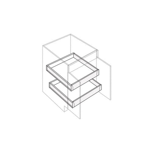 Fabuwood Illume Catalina Bianco Gloss 2, Roll Out