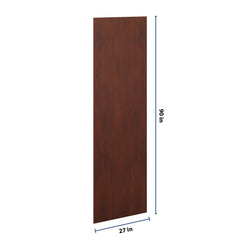 J&K Mahogany J5 Refrigerator Panel 3/4" W x 90" H x 27" D