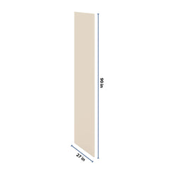 J&K Pearl Glazed H9 Refrigerator Panel 3/4" W x 90" H x 27" D