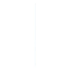 J&K White Shaker S8 Refrigerator Panel 3/4" W x 90" H x 27" D