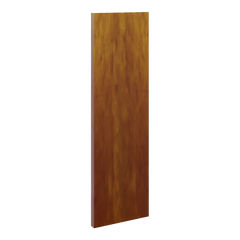 J&K Mocha Glazed K10 Refrigerator Panel w/Return Filler 3" W x 90" H x 27" D