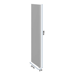 J&K Castle Grey S5 Refrigerator Panel 3/4" W x 90" H x 27" D