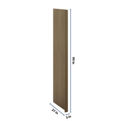 J&K Hazel H8 Refrigerator Panel w/Return Filler 3" W x 90" H x 27" D