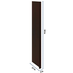 J&K Java Coffee S1 Refrigerator Panel w/Return Filler 3" W x 90" H x 27" D