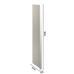 J&K Pebble B6 Refrigerator Panel w/Return Filler 3" W x 90" H x 27" D
