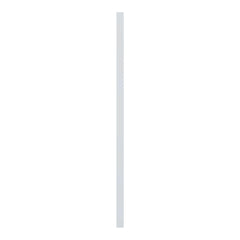 J&K White Shaker S8 Refrigerator Panel w/Return Filler 3" W x 90" H x 27" D