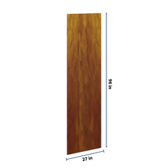 J&K Mocha Glazed K10 Refrigerator Panel 3/4" W x 96" H x 27" D