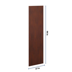 J&K Mahogany J5 Refrigerator Panel 3/4" W x 96" H x 27" D