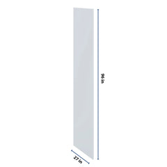 J&K White Shaker S8 Refrigerator Panel 3/4" W x 96" H x 27" D