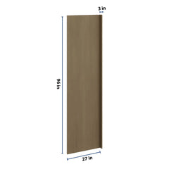 J&K Hazel H8 Refrigerator Panel w/Return Filler 3" W x 96" H x 27" D