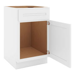 CNC Luxor 5-Piece White 21" W 1 Drawer Front 1 Door Sink Base