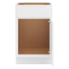 CNC Luxor White 21" W 1 Drawer Front 1 Door Sink Base