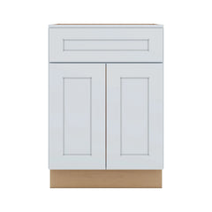 J&K White Shaker S8 Sink Base - 24" W