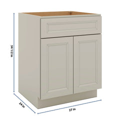 J&K Pebble B6 Sink Base - 27" W