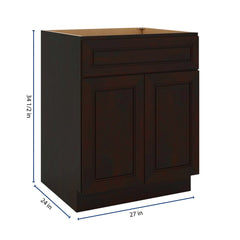 J&K Espresso K8 Sink Base - 27" W