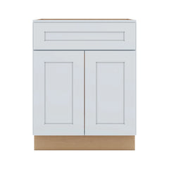 J&K White Shaker S8 Sink Base - 27" W