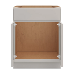 CNC Luxor Misty Grey 27" W 1 Drawer Front Double Door Sink Base Cabinet