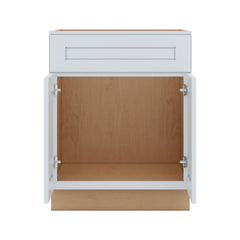 J&K White Shaker S8 Sink Base - 27" W