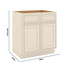 J&K Pearl Glazed H9 Sink Base -30" W