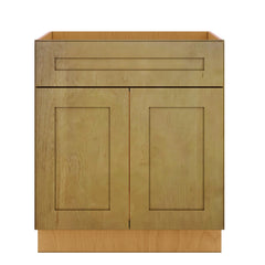 Modernform Cabinet Natural Shaker 30" W X 34 1/2" H X 24" D Double Door Sink Base Cabinet