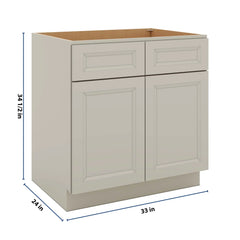 J&K Pebble B6 Sink Base - 33" W
