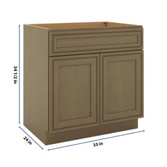 J&K Hazel H8 Sink Base - 33" W