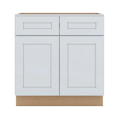 J&K White Shaker S8 Sink Base - 33" W