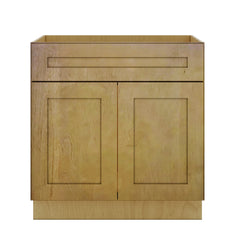 Modernform Cabinet Natural Shaker 33" W X 34 1/2" H X 24" D Double Door Sink Base Cabinet