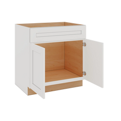 Modernform Cabinet White Shaker 33" W X 34 1/2" H X 24" D Double Door Sink Base Cabinet